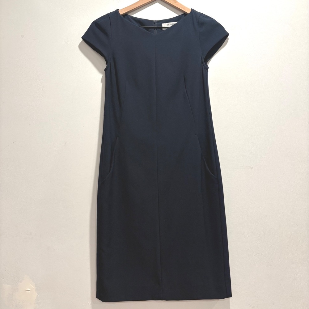 MM LaFleur Navy Blue‎ Dress Career Workwear Business Professional Office Sz 0